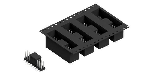 Fischer Elektronik Stiftleiste (Standard) Anzahl Reihen: 2 SLLP6SMD06618ZBTR 250St.