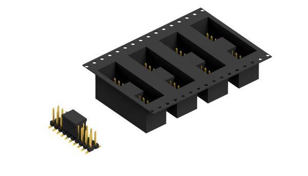 Fischer Elektronik Stiftleiste (Standard) Anzahl Reihen: 2 SLLP6SMD06620GBTR 250St.