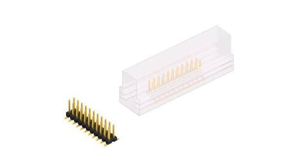 Fischer Elektronik Stiftleiste (Standard) Anzahl Reihen: 2 SLLP6SMD06622GSM 10St.