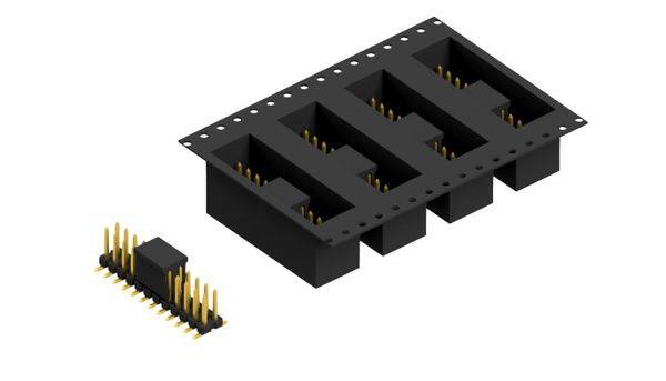 Fischer Elektronik Stiftleiste (Standard) Anzahl Reihen: 2 SLLP6SMD06624GBTR 250St.