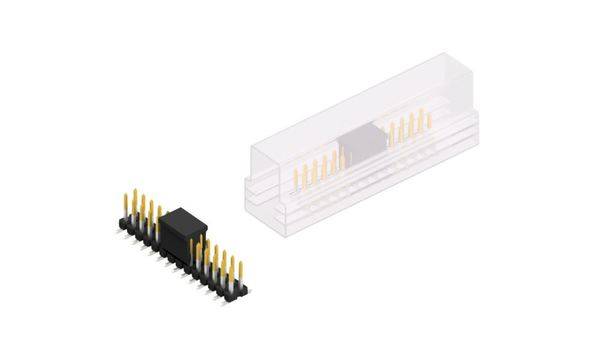 Fischer Elektronik Stiftleiste (Standard) Anzahl Reihen: 2 SLLP6SMD06628SBSM 10St.