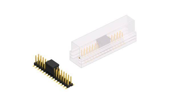 Fischer Elektronik Stiftleiste (Standard) Anzahl Reihen: 2 10068653 10St.