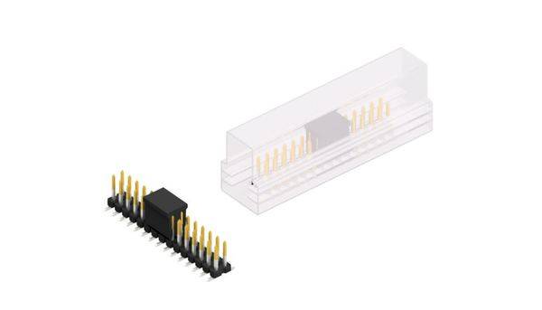 Fischer Elektronik Stiftleiste (Standard) Anzahl Reihen: 2 SLLP6SMD06630SBSM 10St.