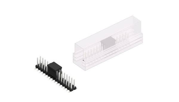 Fischer Elektronik Stiftleiste (Standard) Anzahl Reihen: 2 SLLP6SMD06630ZBSM 10St.