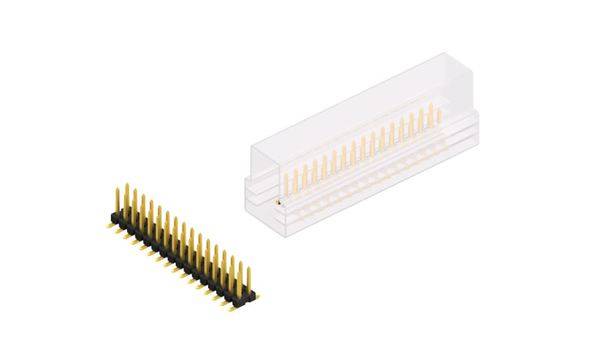 Fischer Elektronik Stiftleiste (Standard) Anzahl Reihen: 2 SLLP6SMD06632GSM 10St.