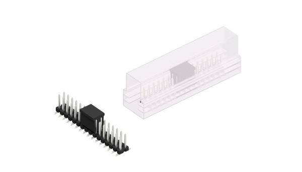 Fischer Elektronik Stiftleiste (Standard) Anzahl Reihen: 2 SLLP6SMD06632ZBSM 10St.
