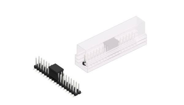 Fischer Elektronik Stiftleiste (Standard) Anzahl Reihen: 2 SLLP6SMD06634ZBSM 10St.