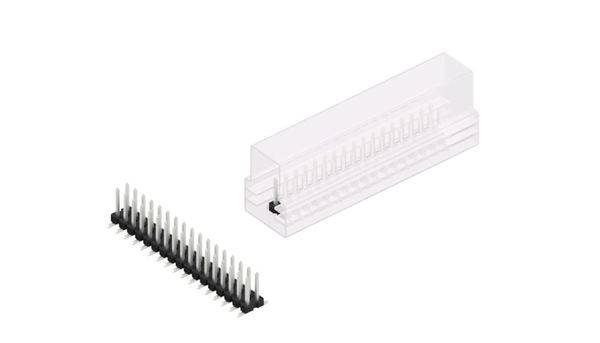 Fischer Elektronik Stiftleiste (Standard) Anzahl Reihen: 2 SLLP6SMD06634ZSM 10St.
