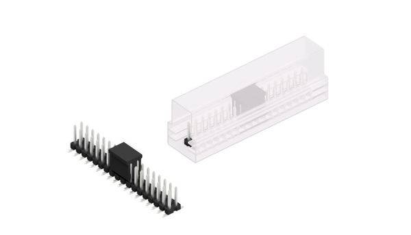 Fischer Elektronik Stiftleiste (Standard) Anzahl Reihen: 2 SLLP6SMD06636ZBSM 10St.