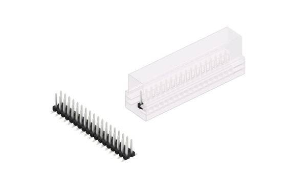 Fischer Elektronik Stiftleiste (Standard) Anzahl Reihen: 2 SLLP6SMD06636ZSM 10St.