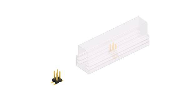 Fischer Elektronik Stiftleiste (Standard) Anzahl Reihen: 2 SLLP6SMD0664GSM 10St.