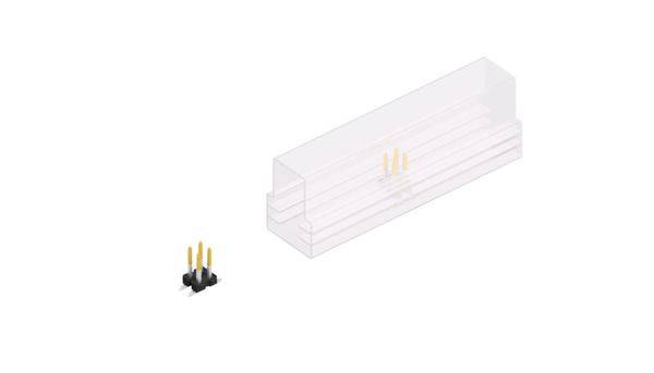 Fischer Elektronik Stiftleiste (Standard) Anzahl Reihen: 2 SLLP6SMD0664SSM 10St.