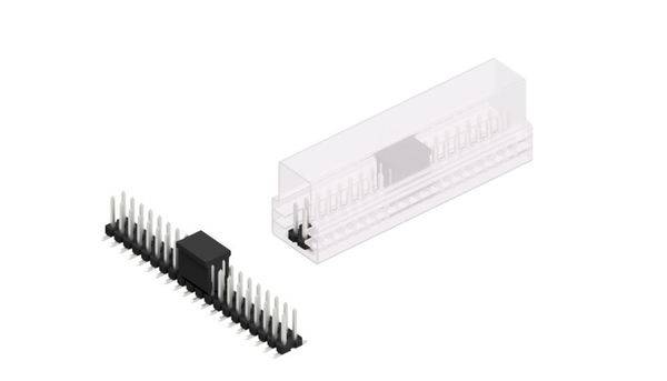 Fischer Elektronik Stiftleiste (Standard) Anzahl Reihen: 2 SLLP6SMD06640ZBSM 10St.