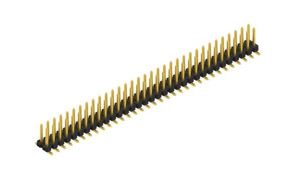 Fischer Elektronik Stiftleiste (Standard) Anzahl Reihen: 2 SLLP6SMD06666G 10St.