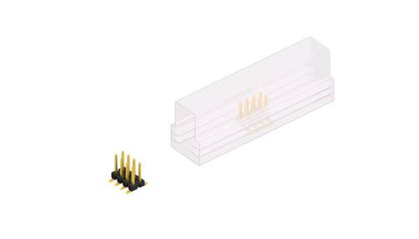 Fischer Elektronik Stiftleiste (Standard) Anzahl Reihen: 2 SLLP6SMD0668GSM 10St.