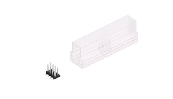 Fischer Elektronik Stiftleiste (Standard) Anzahl Reihen: 2 SLLP6SMD0668ZSM 10St.