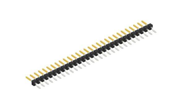 Fischer Elektronik Stiftleiste (Standard) Anzahl Reihen: 1 SLLP7SMD05529S 10St.