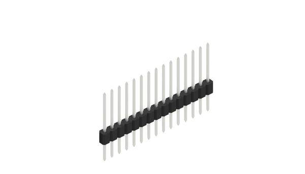 Fischer Elektronik Stiftleiste (Standard) Anzahl Reihen: 1 10059422 10St.