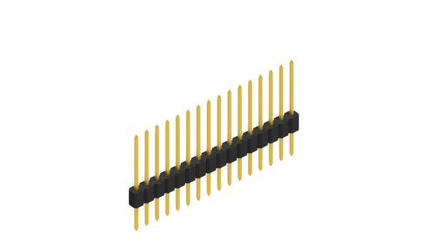 Fischer Elektronik Stiftleiste (Standard) Anzahl Reihen: 1 10059423 10St.