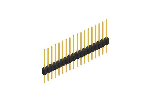 Fischer Elektronik Stiftleiste (Standard) Anzahl Reihen: 1 10059427 10St.