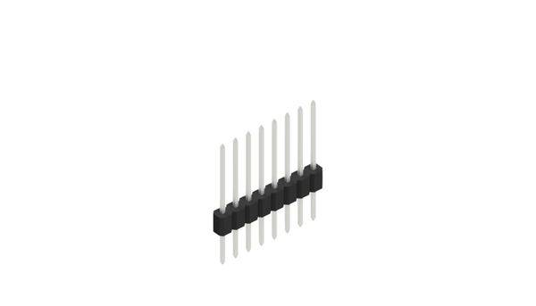 Fischer Elektronik Stiftleiste (Standard) Anzahl Reihen: 1 10059409 10St.