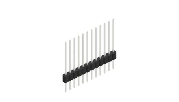 Fischer Elektronik Stiftleiste (Standard) Anzahl Reihen: 1 10059459 10St.