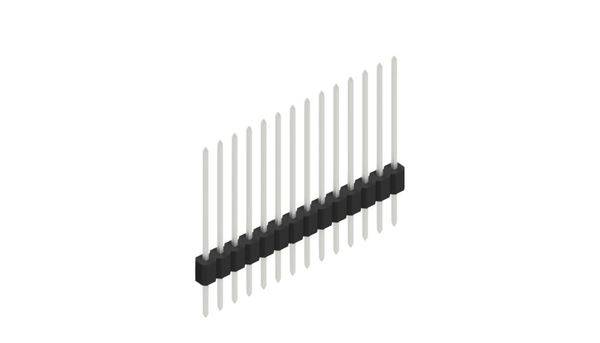 Fischer Elektronik Stiftleiste (Standard) Anzahl Reihen: 1 10059462 10St.