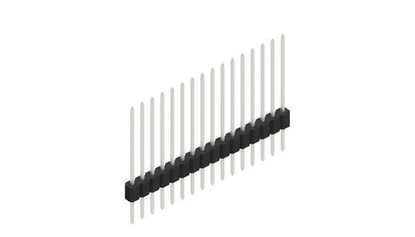 Fischer Elektronik Stiftleiste (Standard) Anzahl Reihen: 1 10059466 10St.