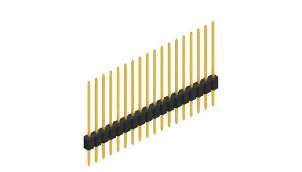 Fischer Elektronik Stiftleiste (Standard) Anzahl Reihen: 1 10059469 10St.