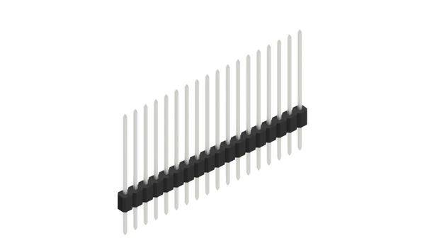 Fischer Elektronik Stiftleiste (Standard) Anzahl Reihen: 1 10059470 10St.