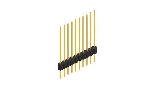 Fischer Elektronik Stiftleiste (Standard) Anzahl Reihen: 1 10059494 10St.