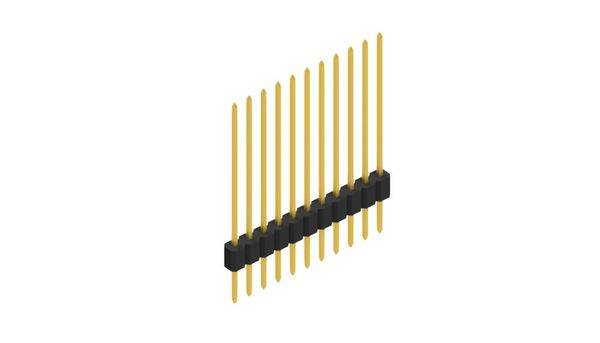 Fischer Elektronik Stiftleiste (Standard) Anzahl Reihen: 1 10059496 10St.