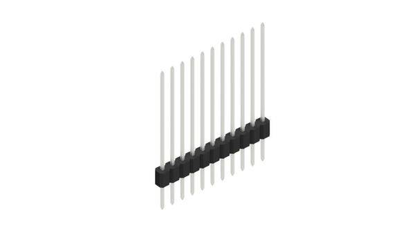 Fischer Elektronik Stiftleiste (Standard) Anzahl Reihen: 1 10059497 10St.