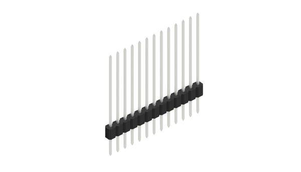 Fischer Elektronik Stiftleiste (Standard) Anzahl Reihen: 1 10059501 10St.