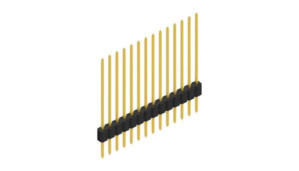 Fischer Elektronik Stiftleiste (Standard) Anzahl Reihen: 1 10059502 10St.