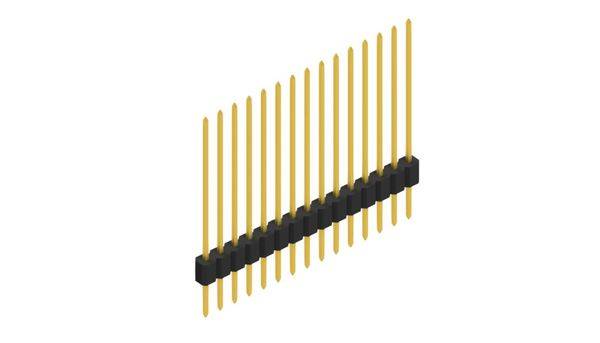 Fischer Elektronik Stiftleiste (Standard) Anzahl Reihen: 1 10059504 10St.
