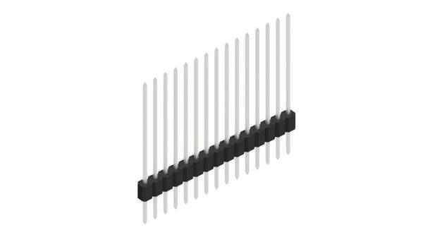 Fischer Elektronik Stiftleiste (Standard) Anzahl Reihen: 1 10059505 10St.