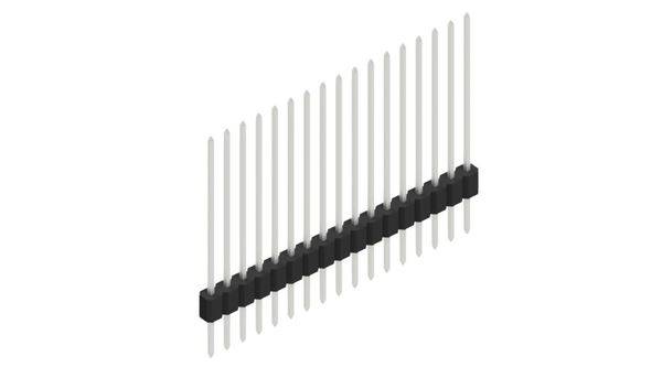 Fischer Elektronik Stiftleiste (Standard) Anzahl Reihen: 1 10059509 10St.