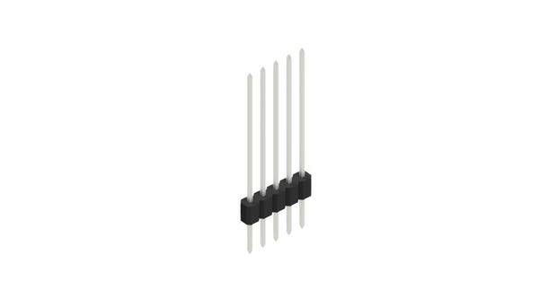 Fischer Elektronik Stiftleiste (Standard) Anzahl Reihen: 1 10059485 10St.