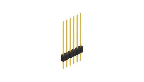 Fischer Elektronik Stiftleiste (Standard) Anzahl Reihen: 1 10059486 10St.