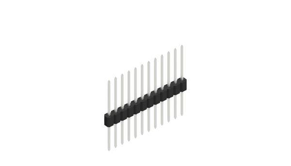 Fischer Elektronik Stiftleiste (Standard) Anzahl Reihen: 1 10059534 10St.