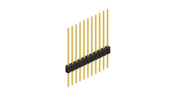 Fischer Elektronik Stiftleiste (Standard) Anzahl Reihen: 1 10059572 10St.