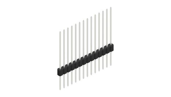 Fischer Elektronik Stiftleiste (Standard) Anzahl Reihen: 1 10059579 10St.