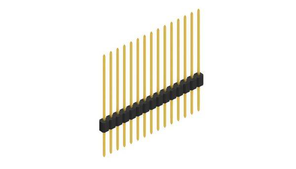 Fischer Elektronik Stiftleiste (Standard) Anzahl Reihen: 1 10059581 10St.