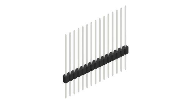 Fischer Elektronik Stiftleiste (Standard) Anzahl Reihen: 1 10059582 10St.
