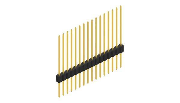 Fischer Elektronik Stiftleiste (Standard) Anzahl Reihen: 1 10059583 10St.