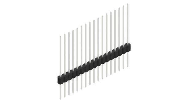 Fischer Elektronik Stiftleiste (Standard) Anzahl Reihen: 1 10059586 10St.