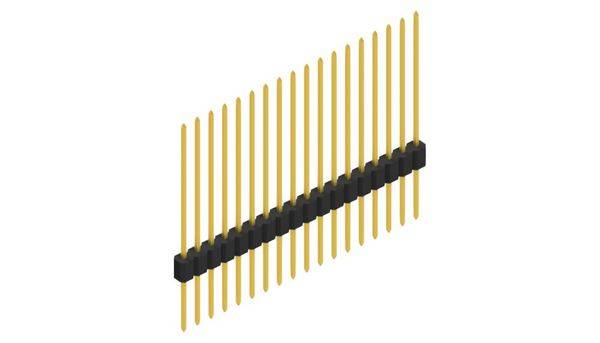 Fischer Elektronik Stiftleiste (Standard) Anzahl Reihen: 1 10059587 10St.