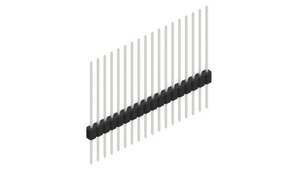 Fischer Elektronik Stiftleiste (Standard) Anzahl Reihen: 1 10059588 10St.