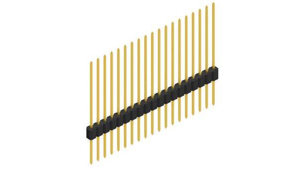 Fischer Elektronik Stiftleiste (Standard) Anzahl Reihen: 1 10059589 10St.